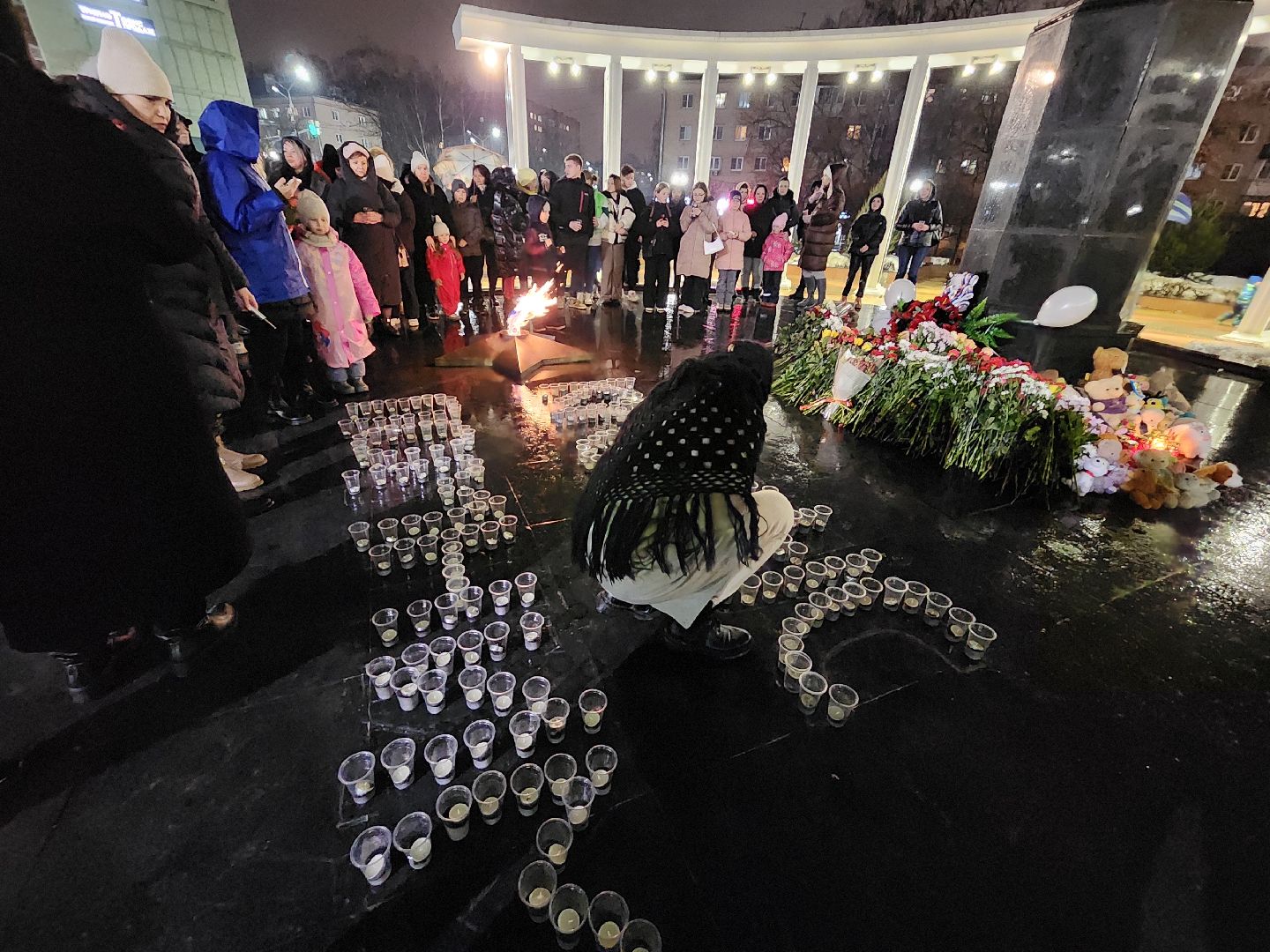 пушкино, свеча памяти, жители, акция памяти,теракт,