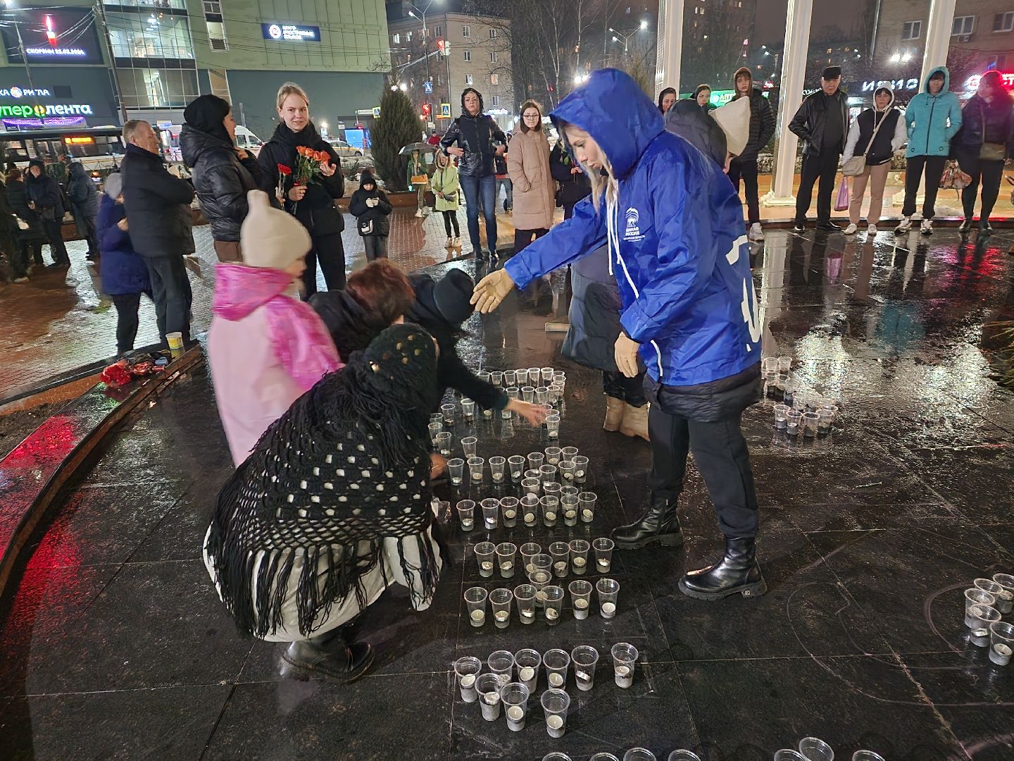 пушкино, свеча памяти, жители, акция памяти,теракт,