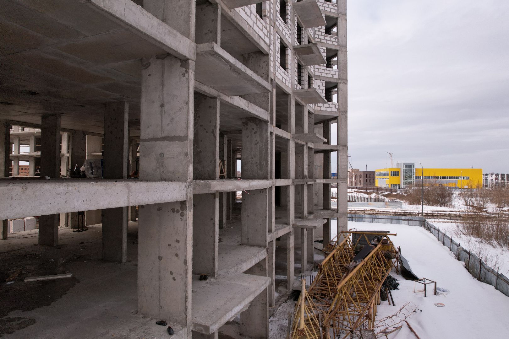 видео с коптера, дом, дубна,