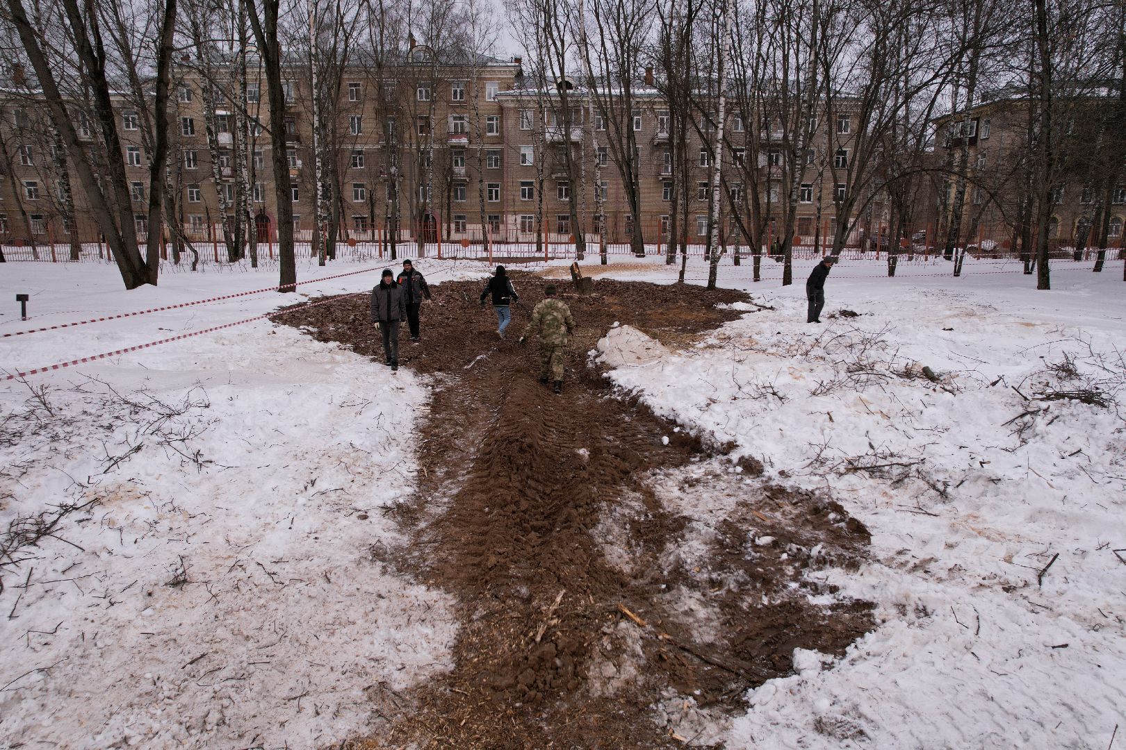 видео с коптера, больница, королёв,