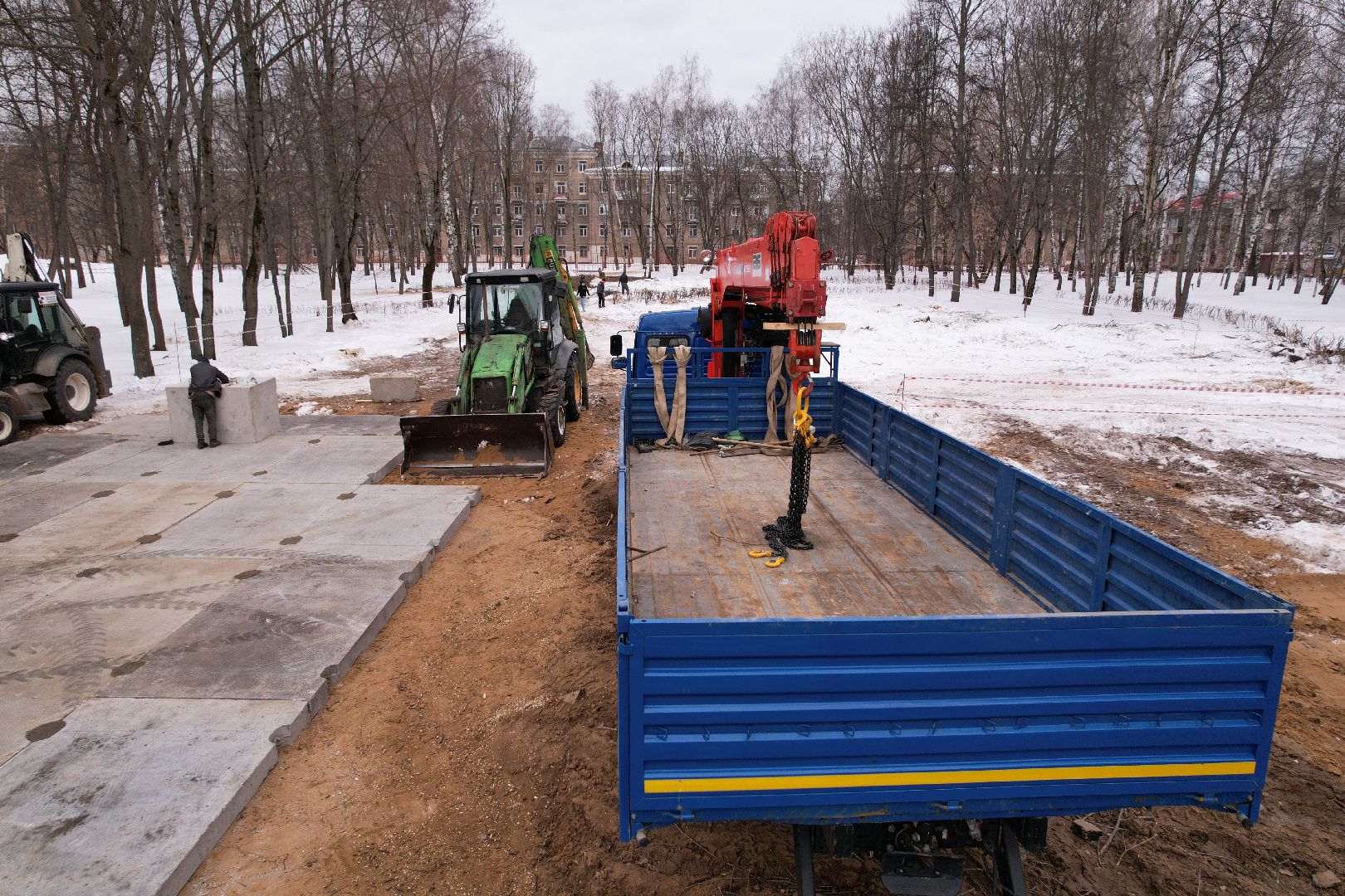видео с коптера, больница, королёв,