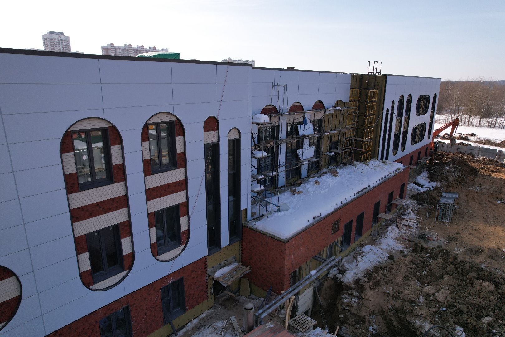 видео с коптера, детский сад, лобня,