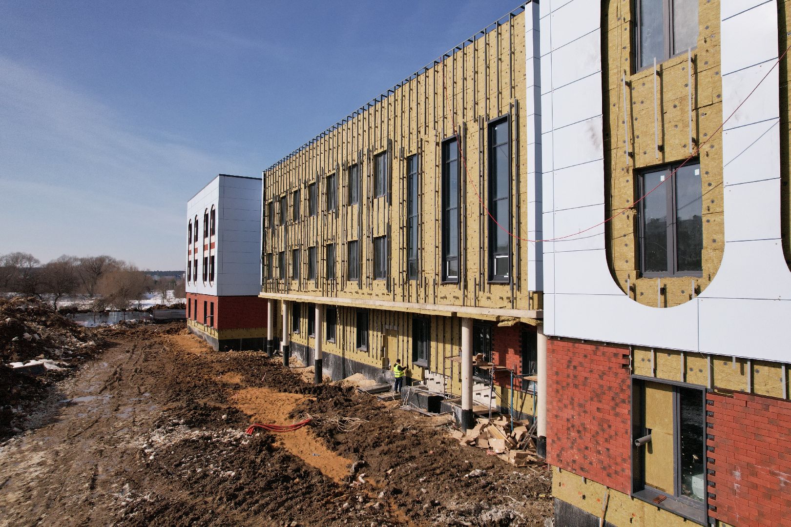 видео с коптера, детский сад, лобня,