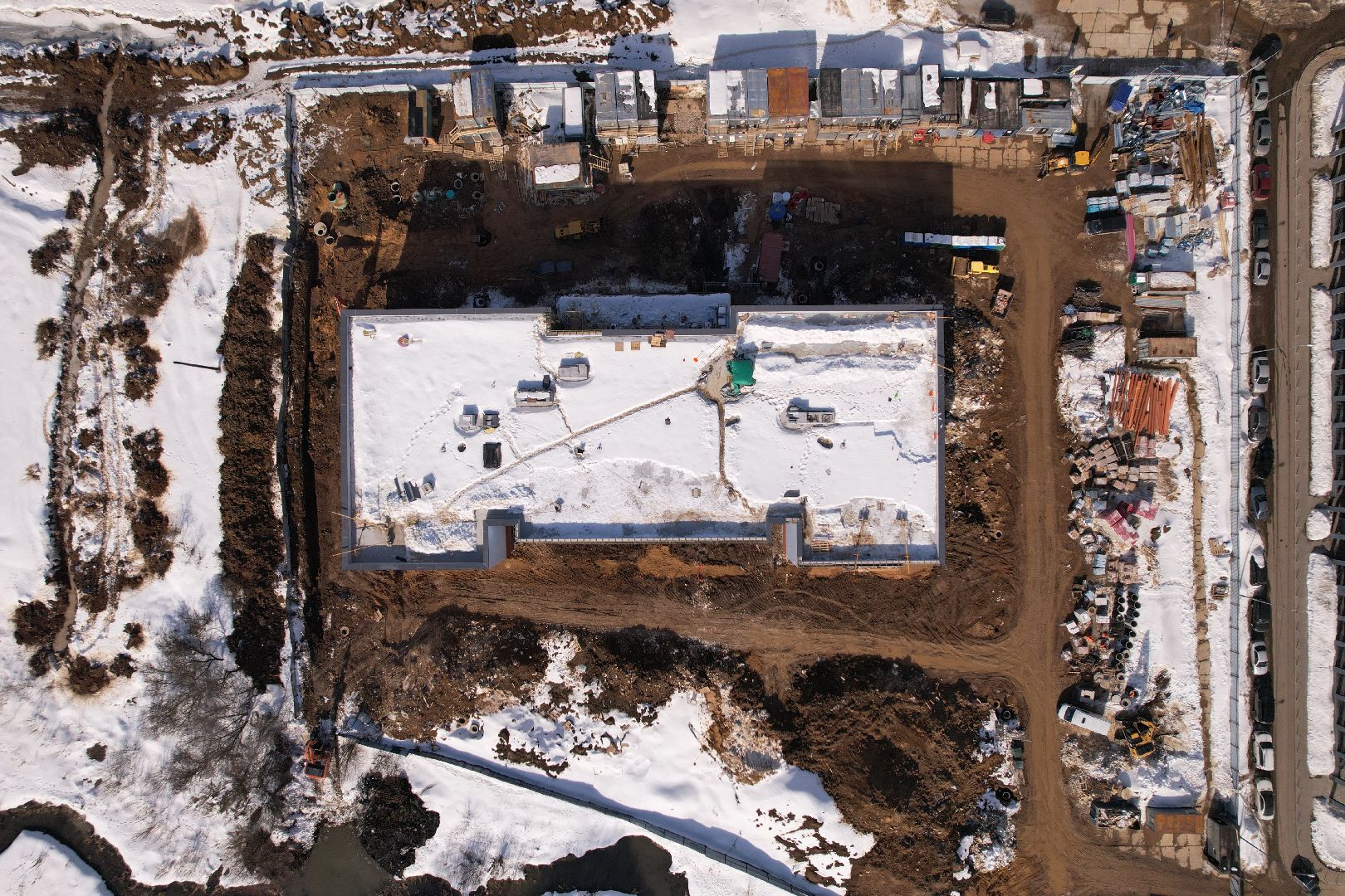 видео с коптера, детский сад, лобня,