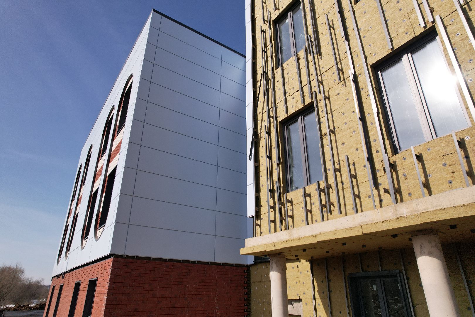 видео с коптера, детский сад, лобня,