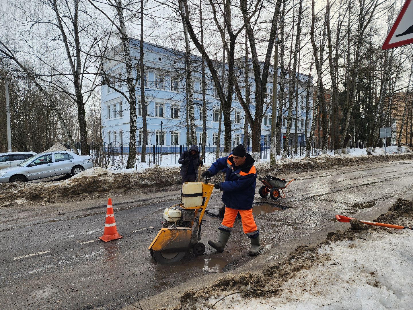 красноармейск, г.о. пушкинский, ямочный ремонт, дороги,