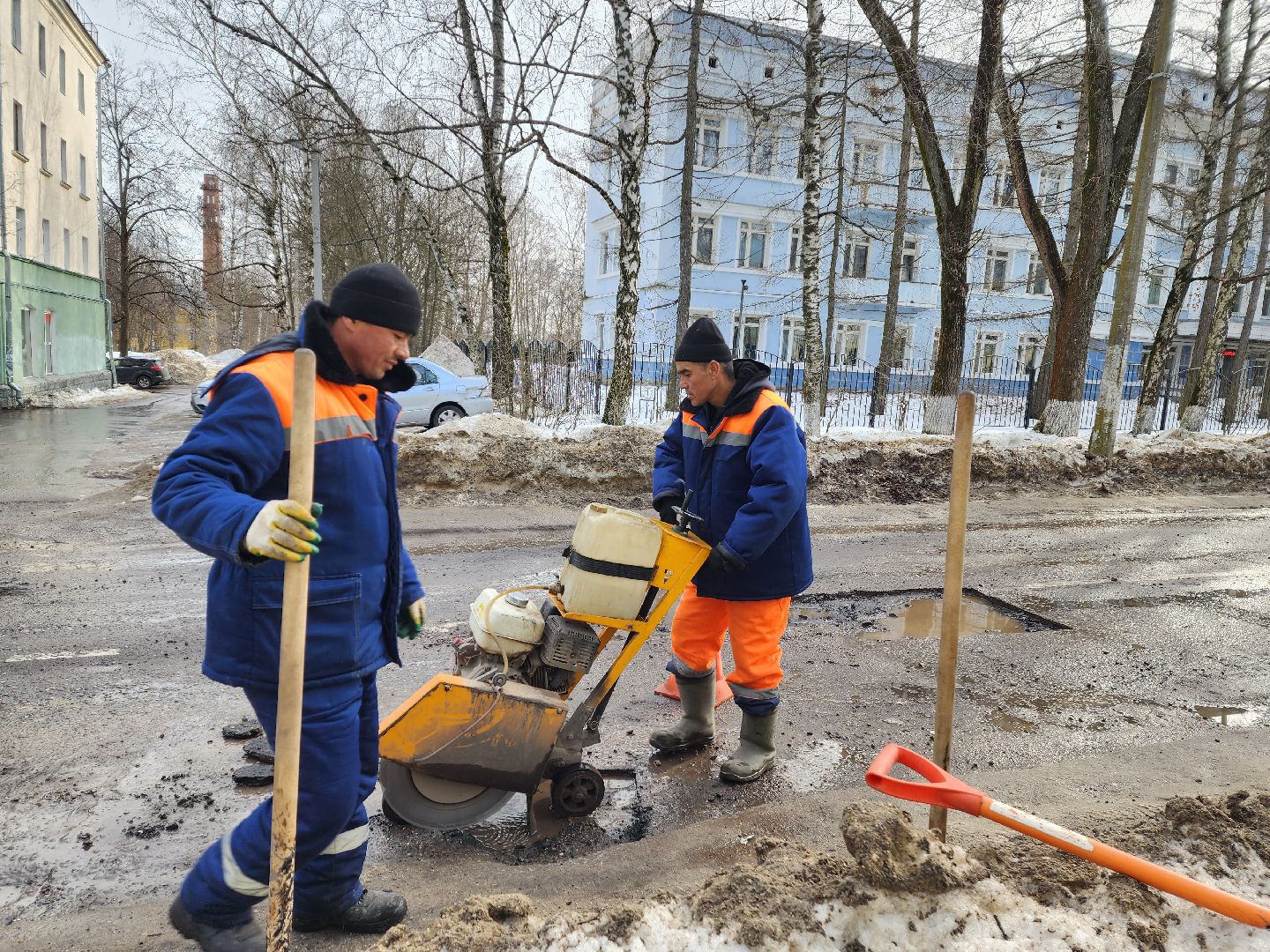 красноармейск, г.о. пушкинский, ямочный ремонт, дороги,