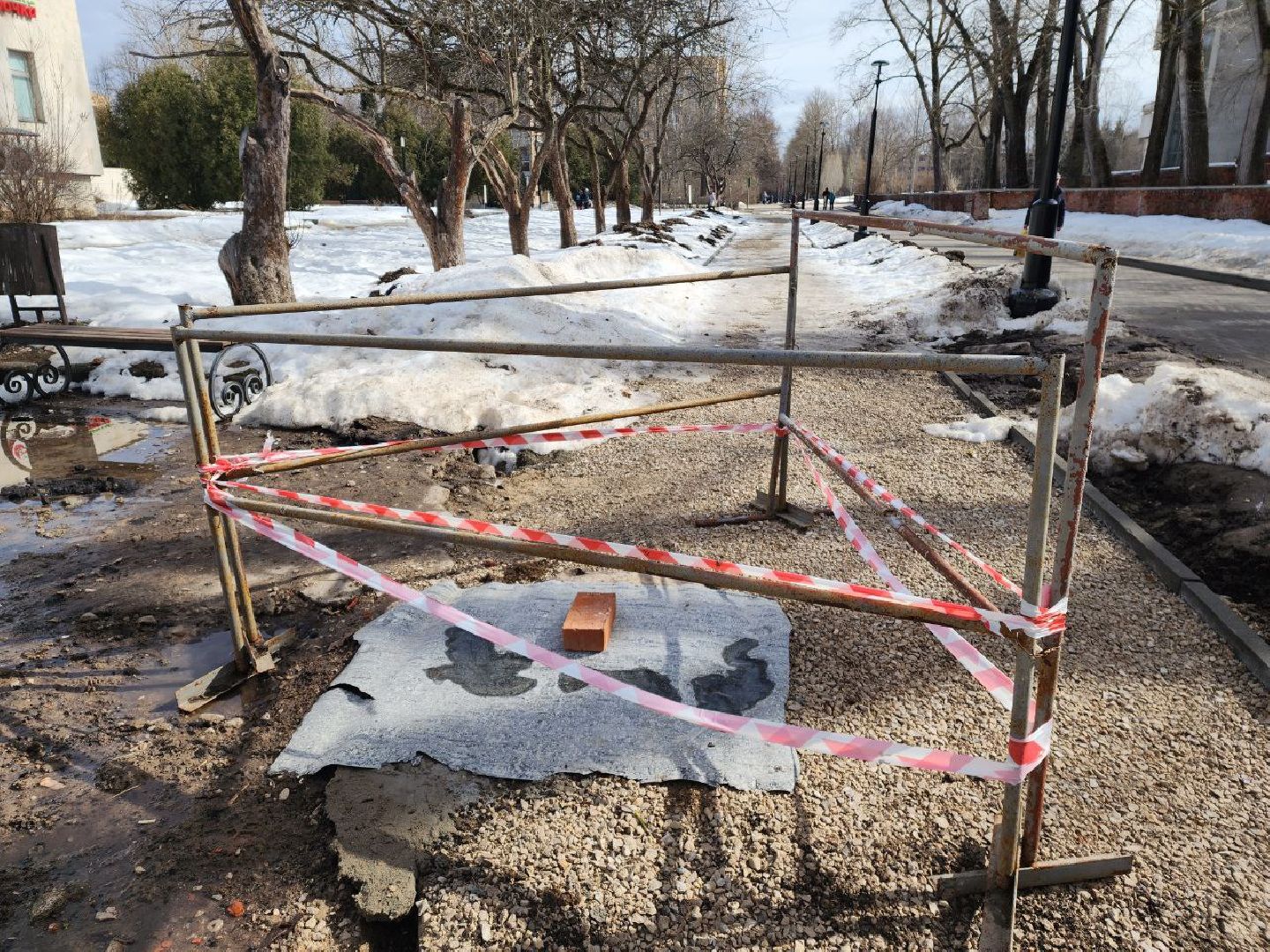 пущино, благоустройство, гимназия,