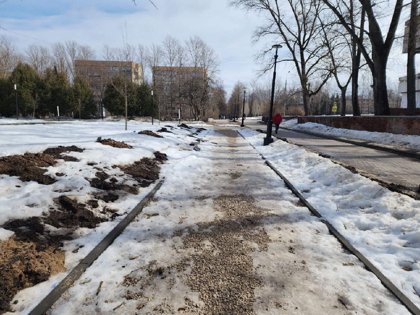 пущино, благоустройство, гимназия,