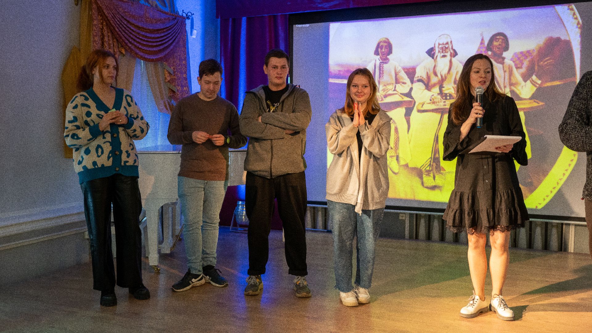 егорьевск, музей, живые картины, театр, студенты,