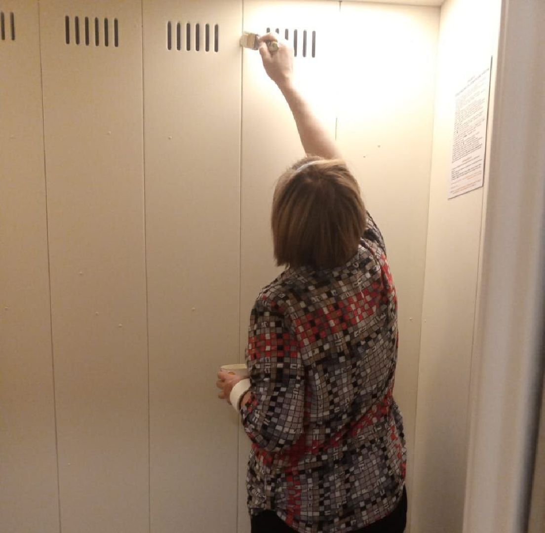 Реутов, лифт, ремонт, покраска стен,