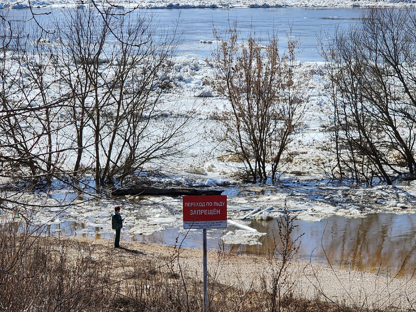 серпухов, подмосковье, паводок, река ока, станция ока, разлив, ледоход,