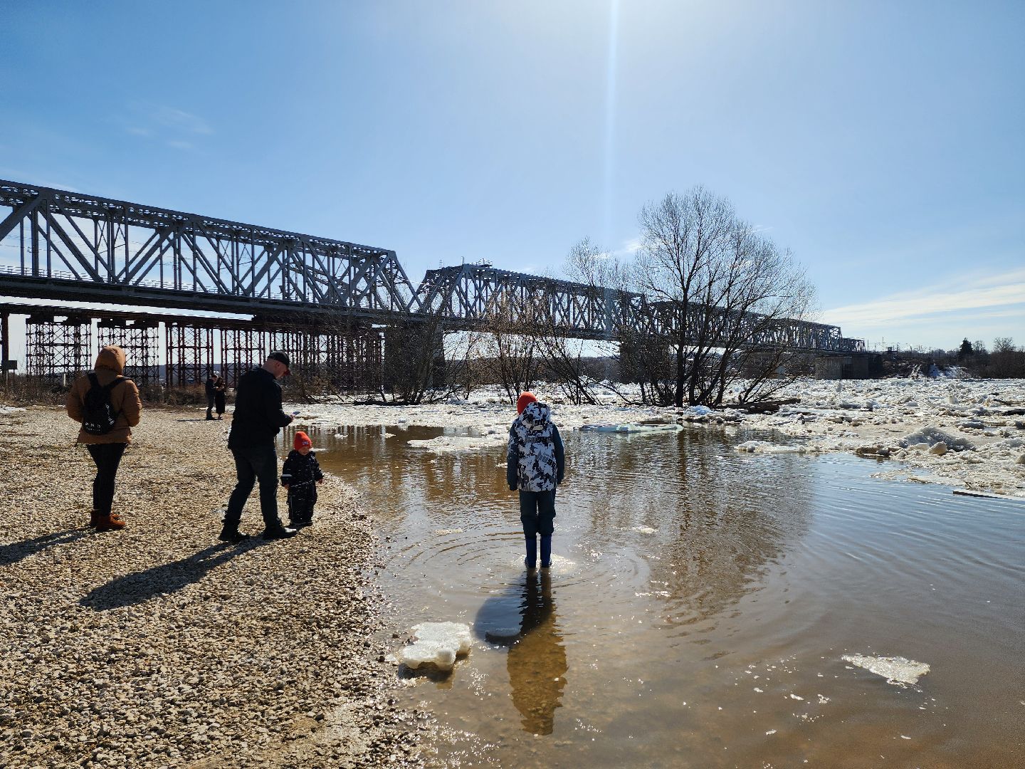 серпухов, подмосковье, паводок, река ока, станция ока, разлив, ледоход,