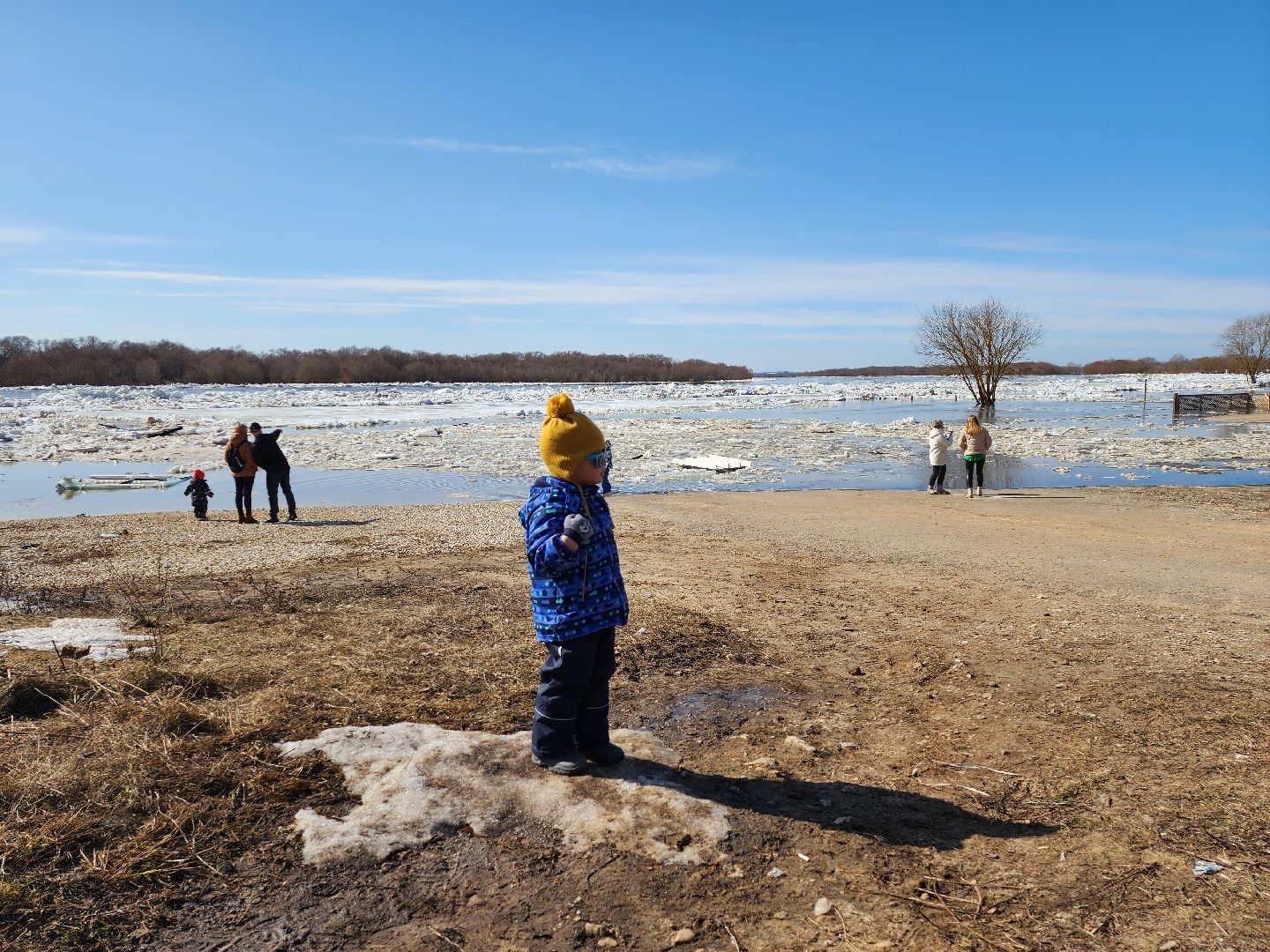 серпухов, подмосковье, паводок, река ока, станция ока, разлив, ледоход,