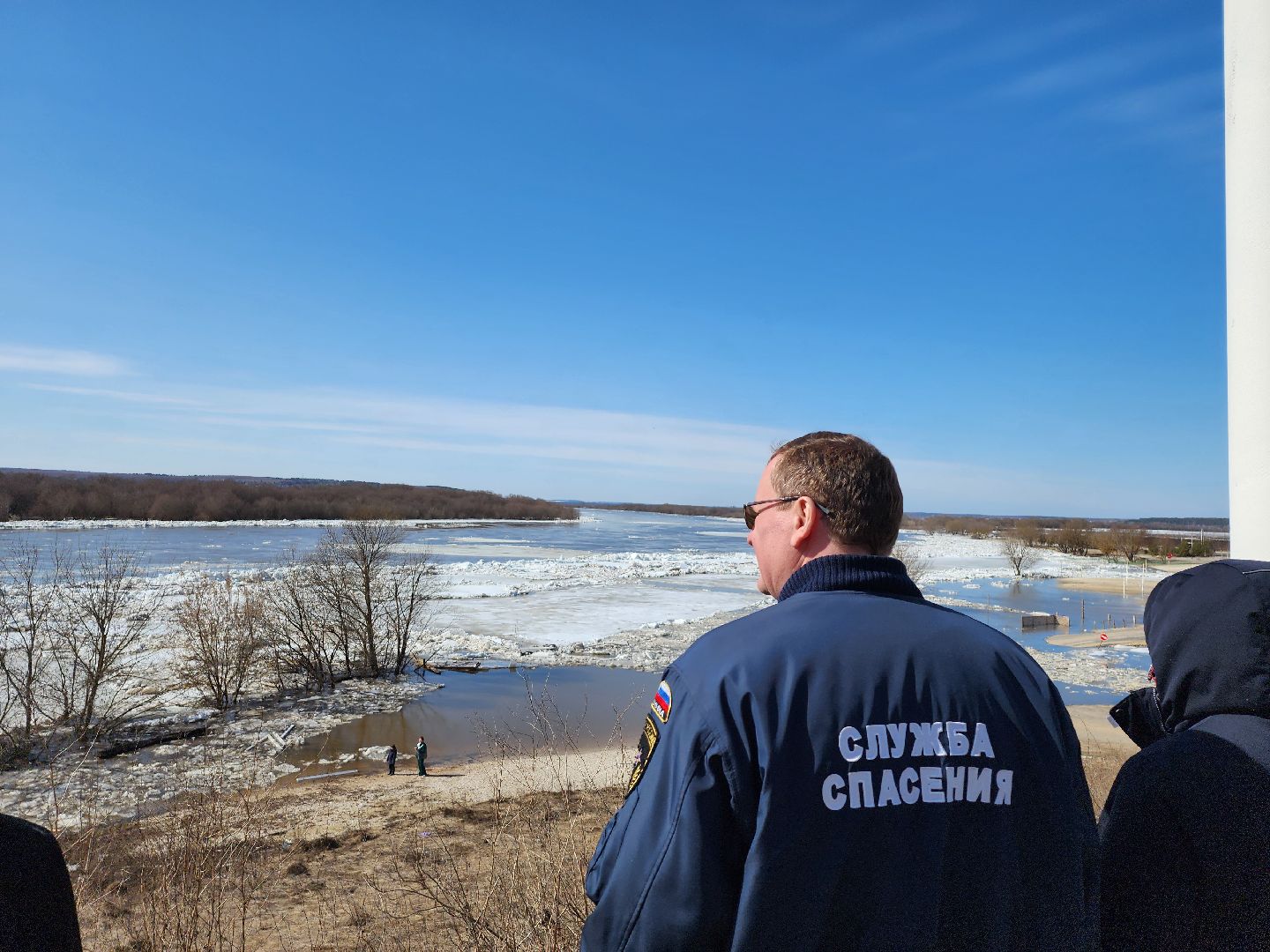 серпухов, подмосковье, паводок, река ока, станция ока, разлив, ледоход,
