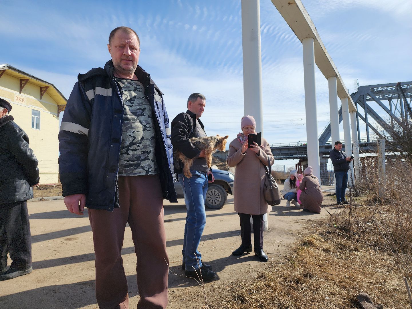 серпухов, подмосковье, паводок, река ока, станция ока, разлив, ледоход,