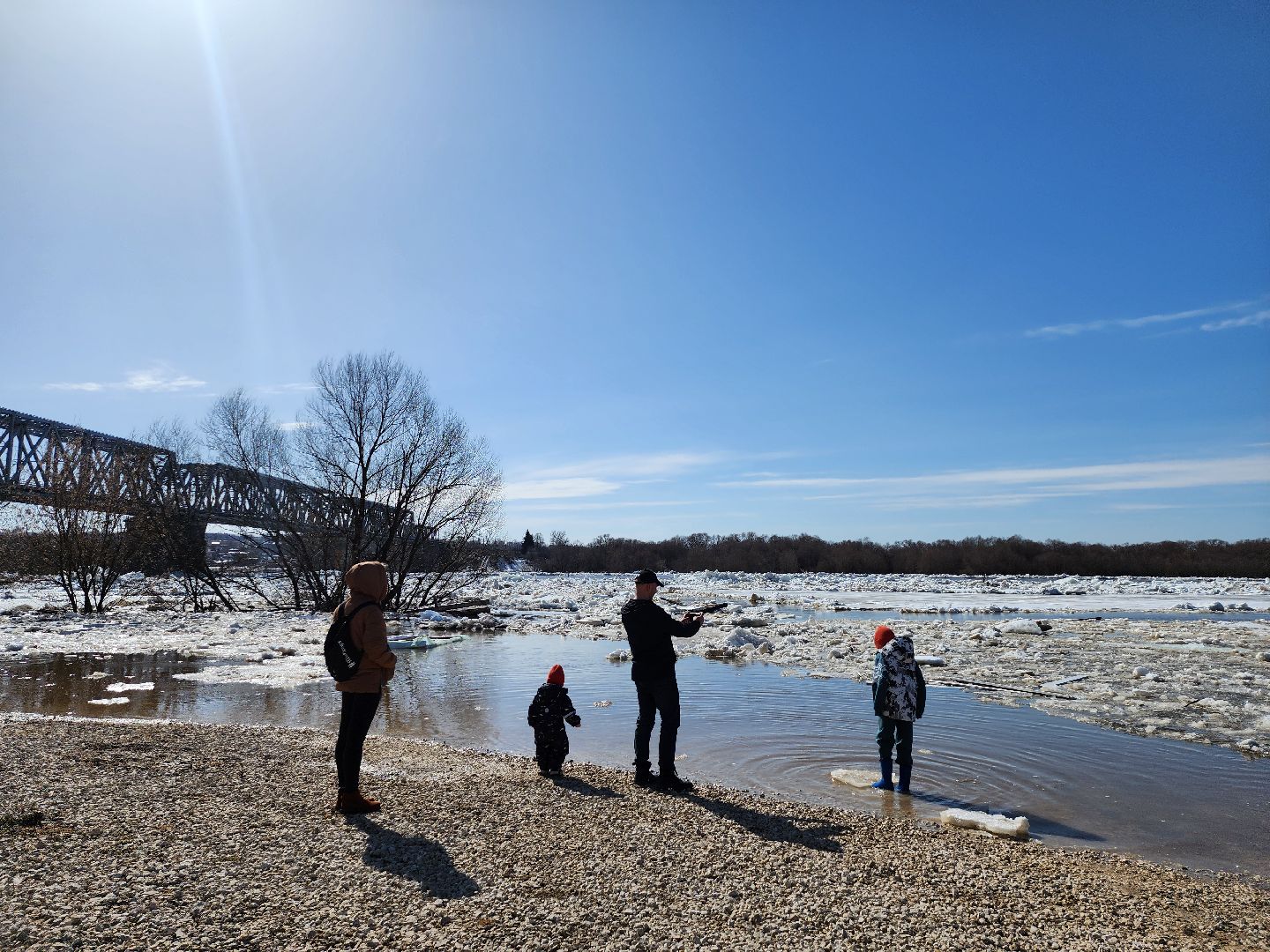 серпухов, подмосковье, паводок, река ока, станция ока, разлив, ледоход,
