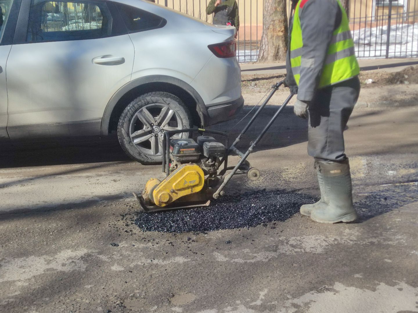 ямочный ремонт, Дубна, ЖКХ, Благоустройство,