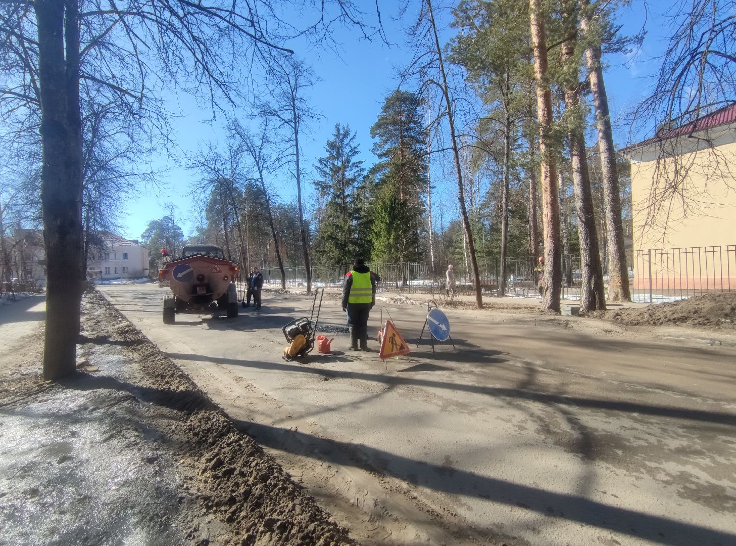 ямочный ремонт, Дубна, ЖКХ, Благоустройство,