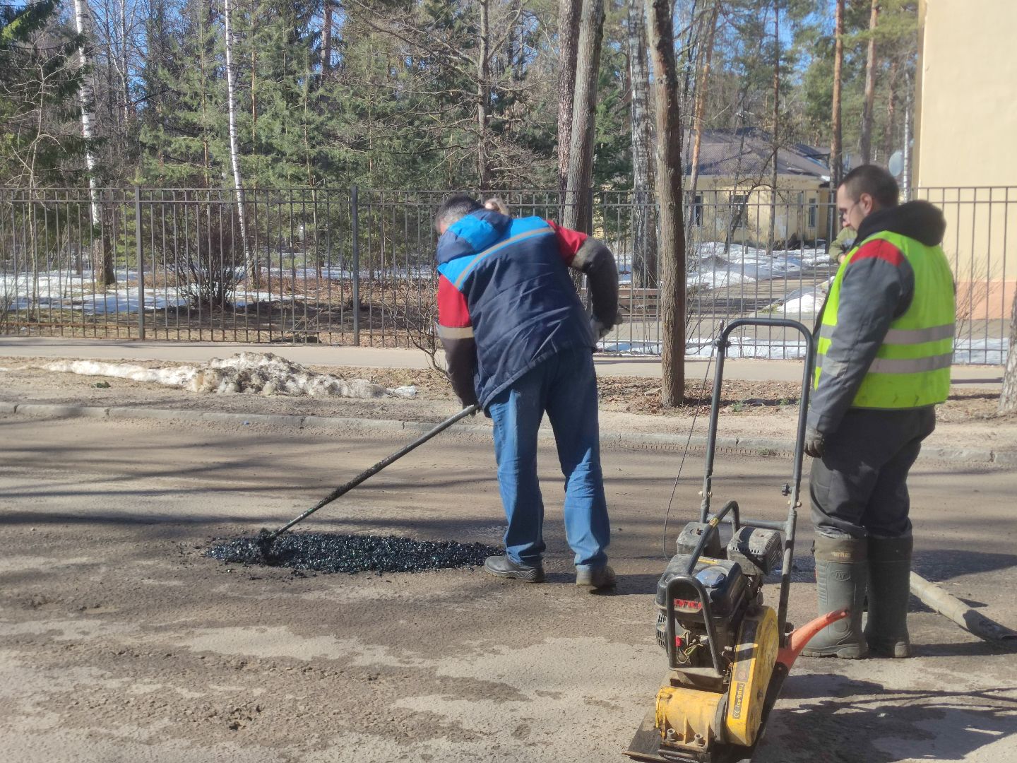 ямочный ремонт, Дубна, ЖКХ, Благоустройство,