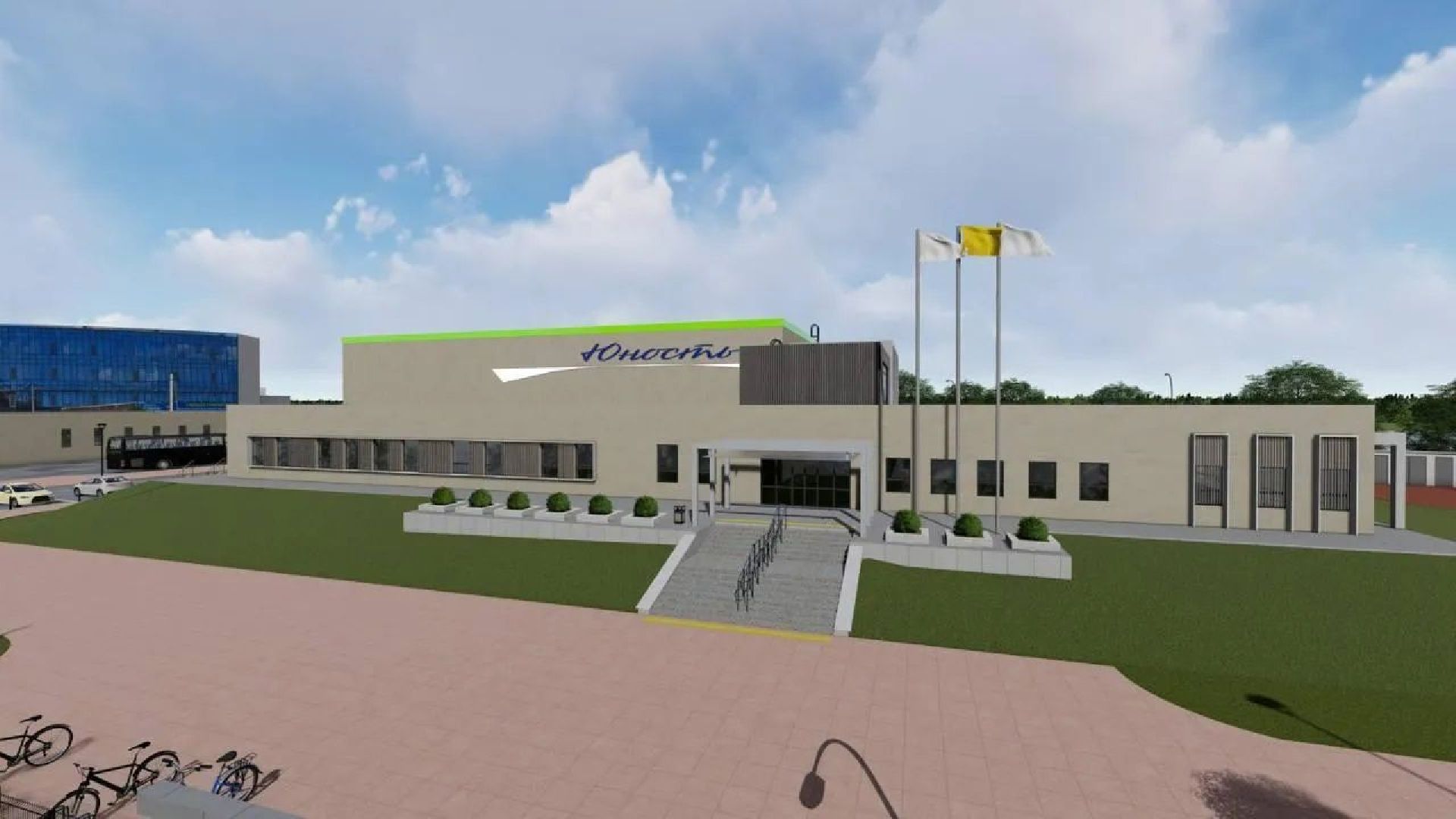 Бронницы, Строительство ФОК, Строительство эллинга,