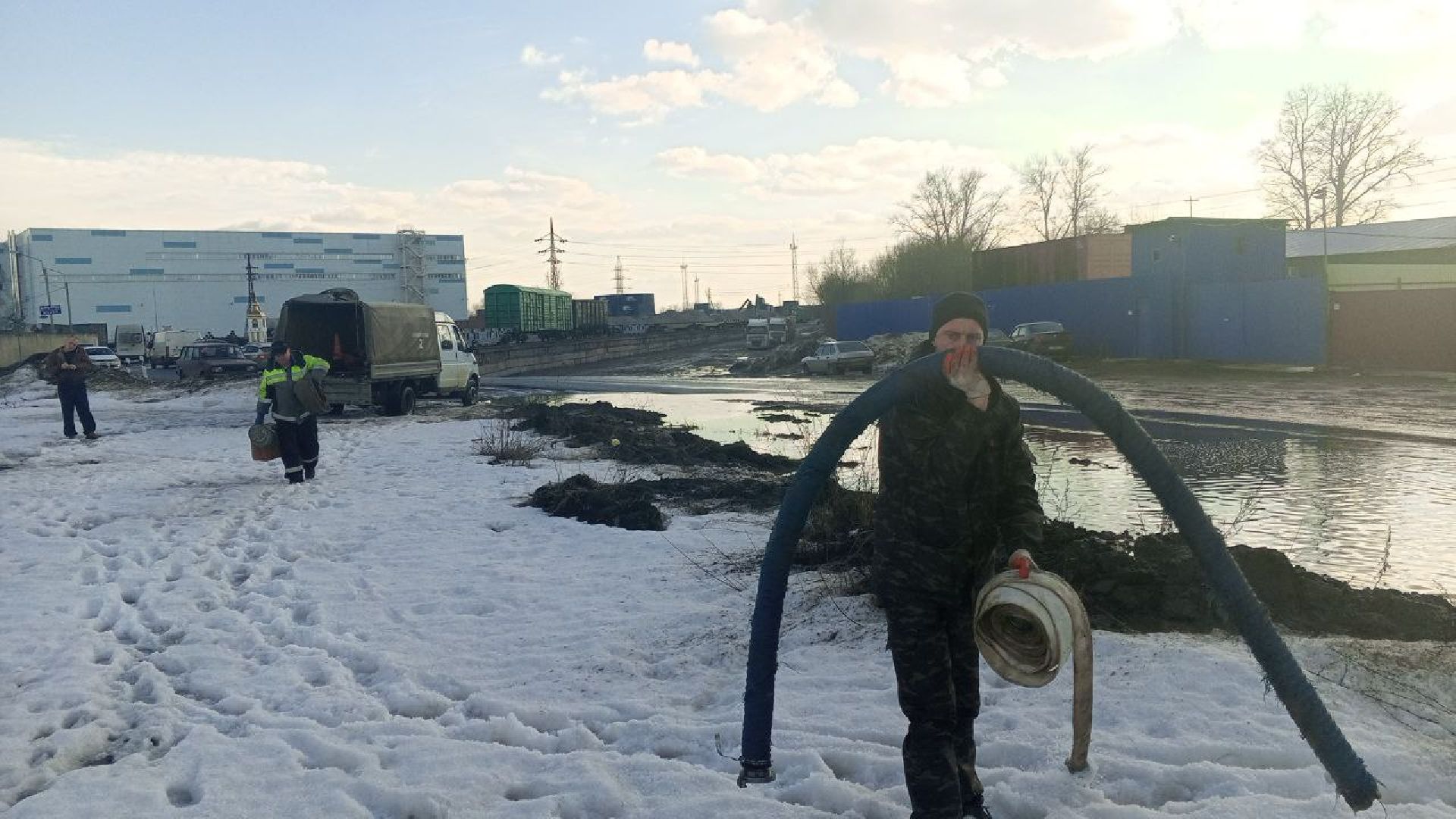 ЖКХ, подтопления, уборка, Старая Купавна, Богородский городской округ,