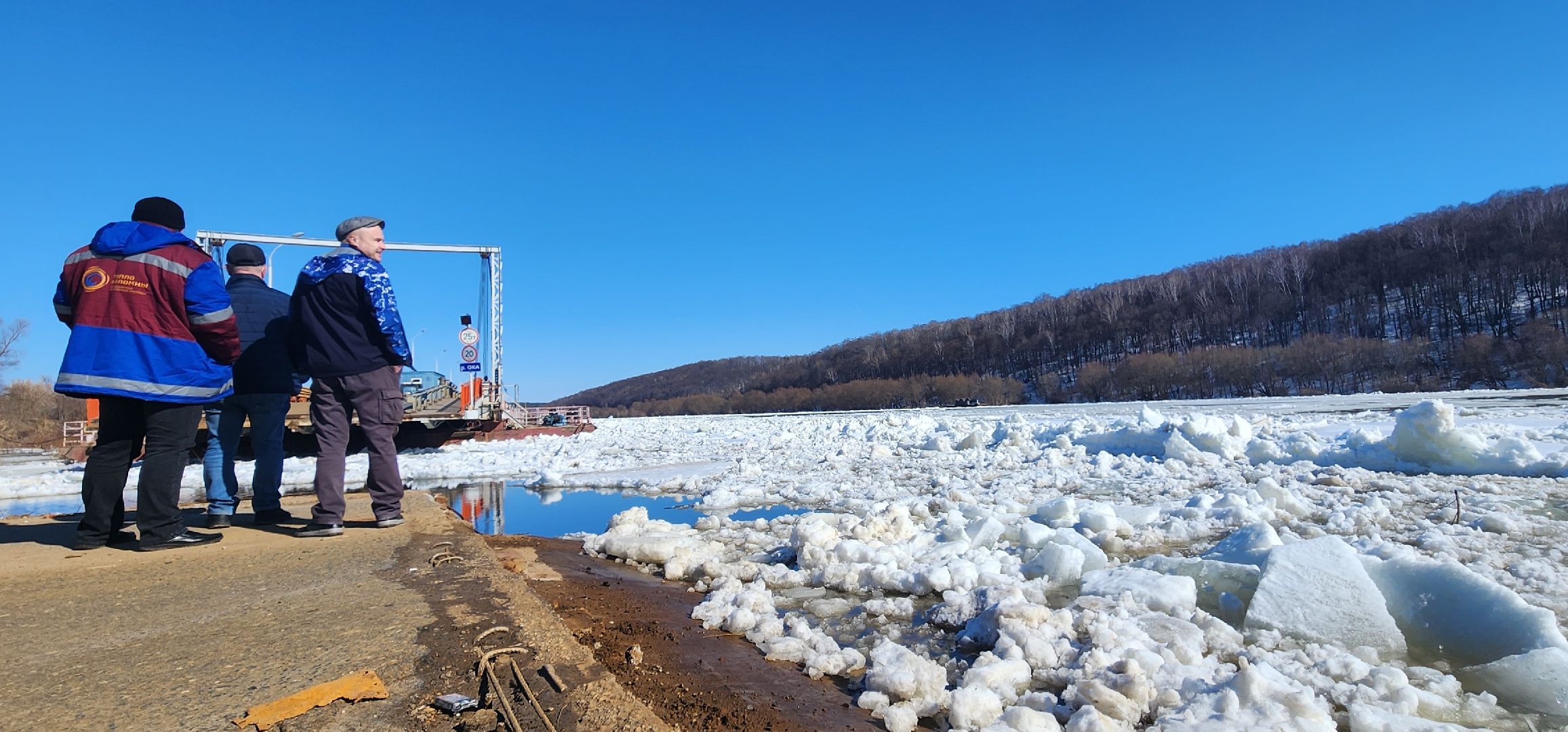 Коломна, Озеры, паводок, ледоход,