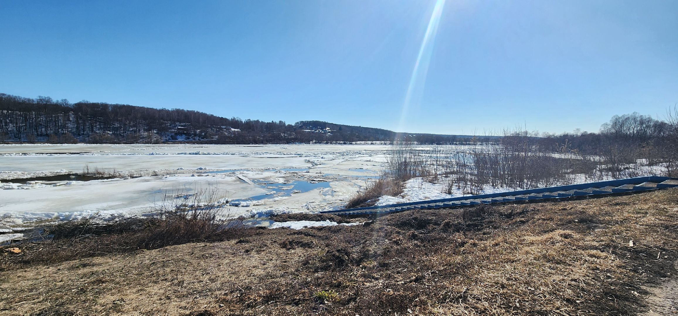 Коломна, Озеры, паводок, ледоход,