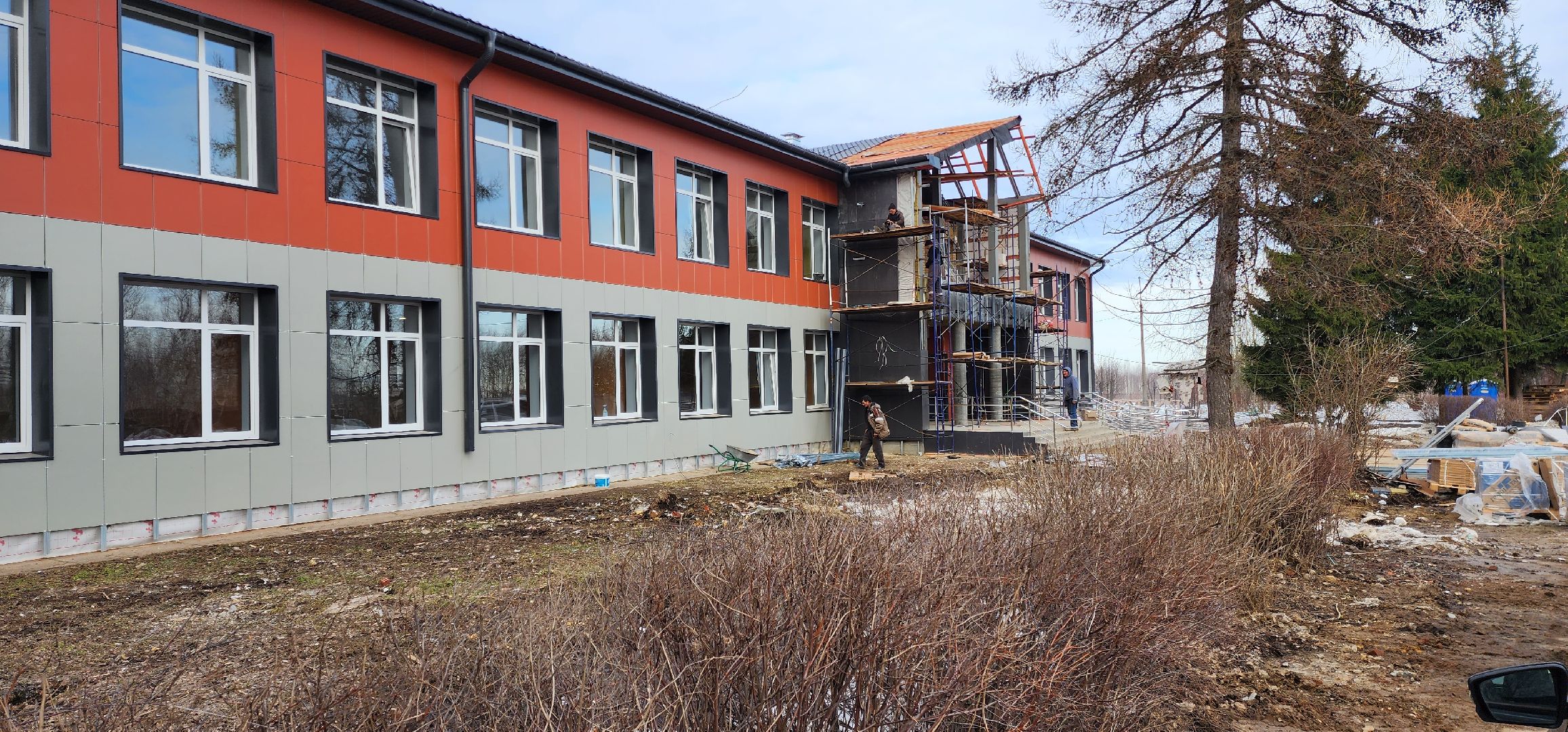 раменское, образование, капитальный ремонт здания средней школы в поселке РАОС,