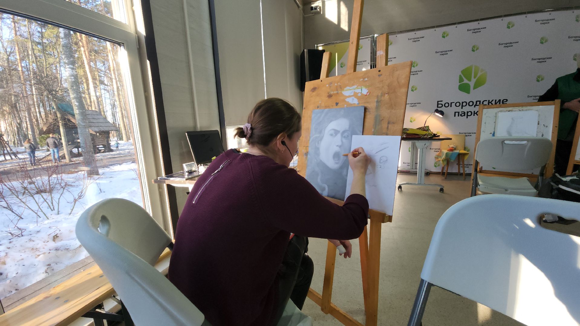 творчество, живопись, Центральный парк, Ногинск, Богородский городской округ,