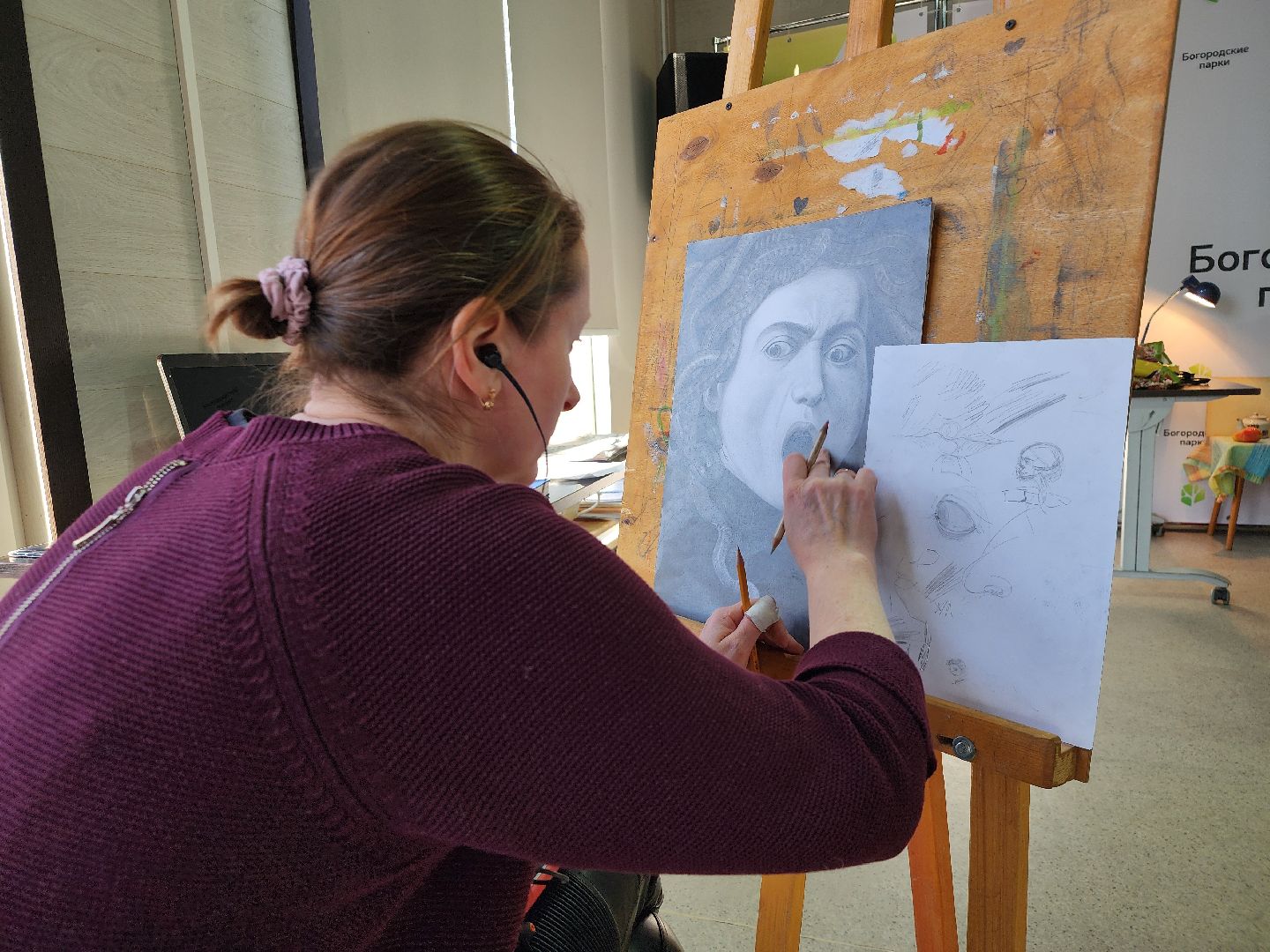 творчество, живопись, Центральный парк, Ногинск, Богородский городской округ,