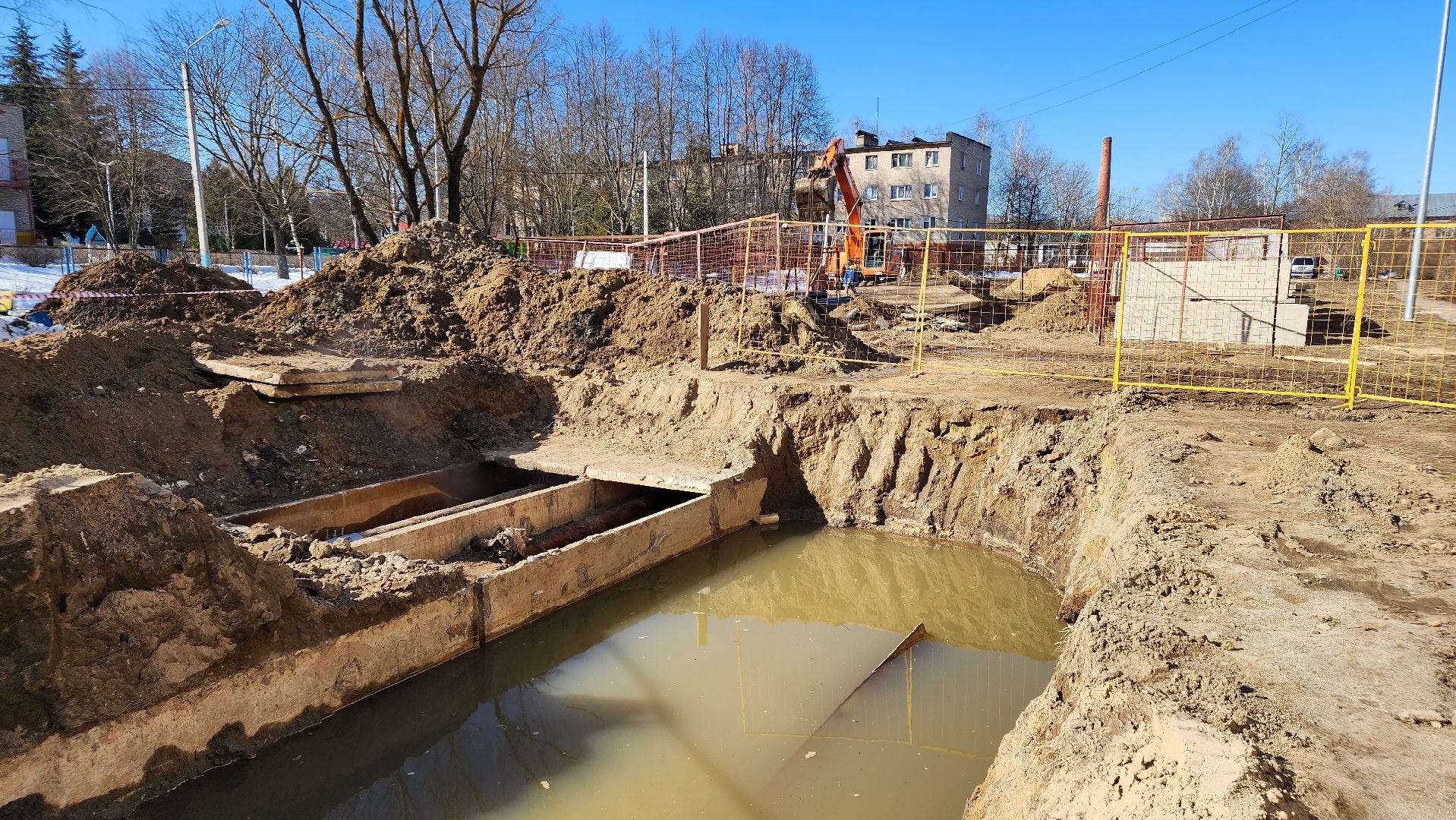строительство, теплотрасса, поликлиника, жкх, медицина, Лосино-Петровский,