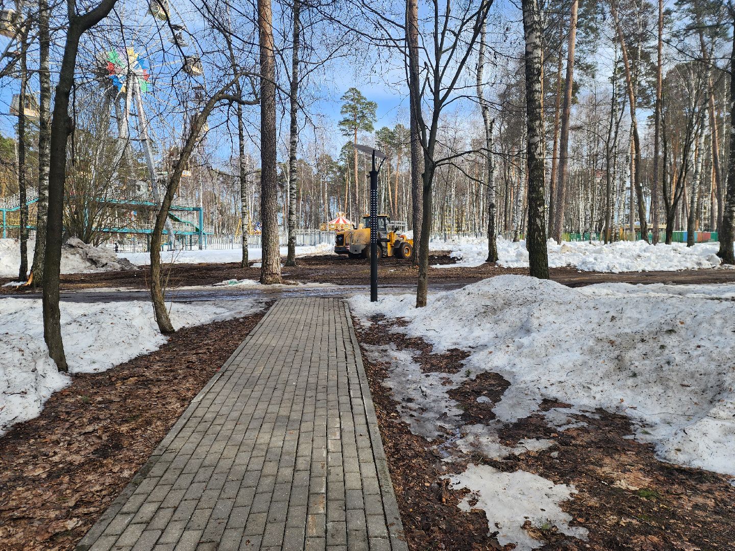 ногинск, парки подмосковья, уборка снега, жкх,