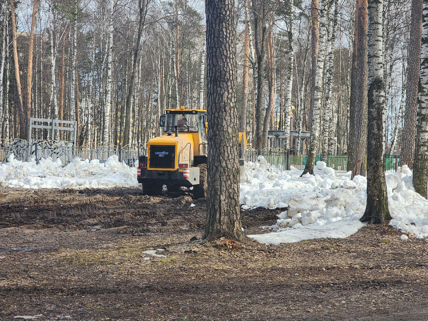 ногинск, парки подмосковья, уборка снега, жкх,