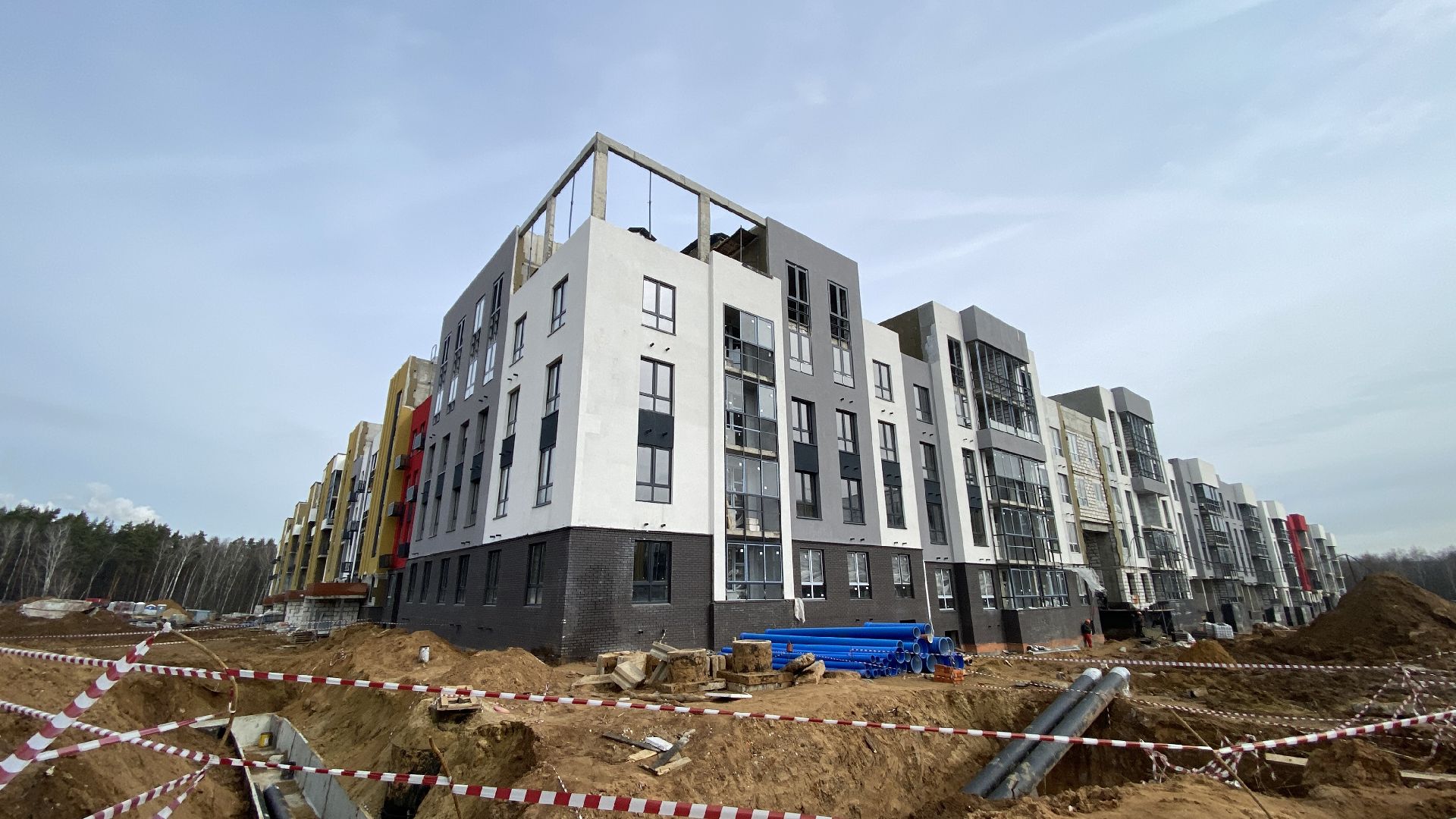 строителтство, строительство домов, жк Живописный, ГК Гранель», ленинский городской округ,