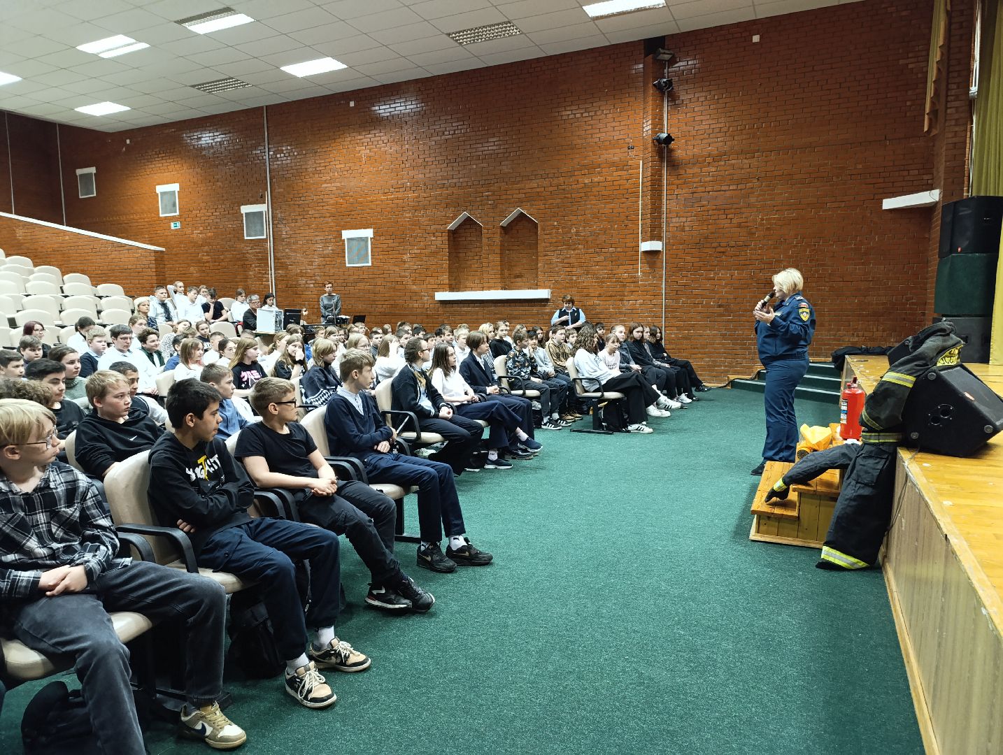 Бронницы, МЧС, Пожарные, Пожарные в школе,