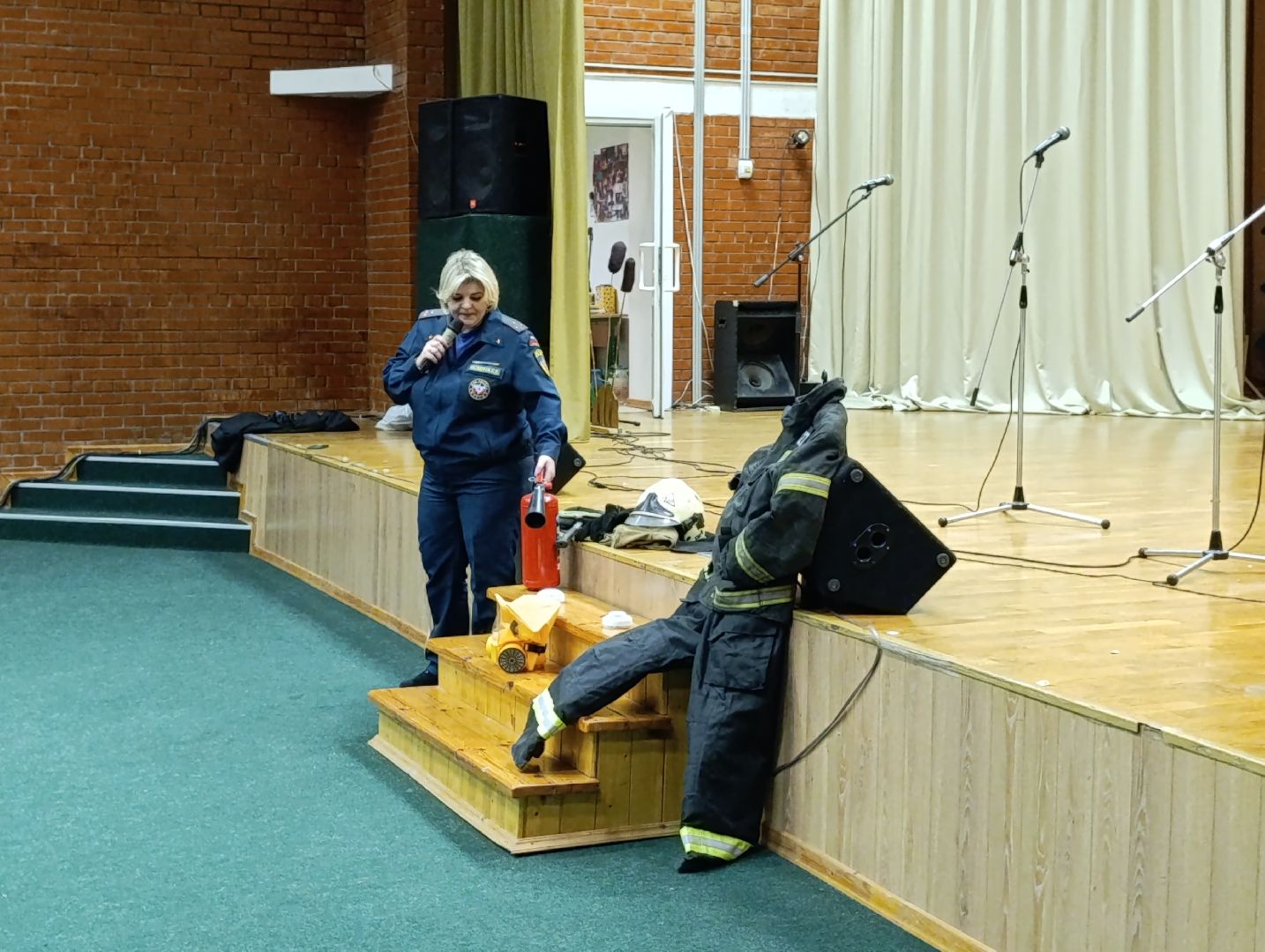 Бронницы, МЧС, Пожарные, Пожарные в школе,