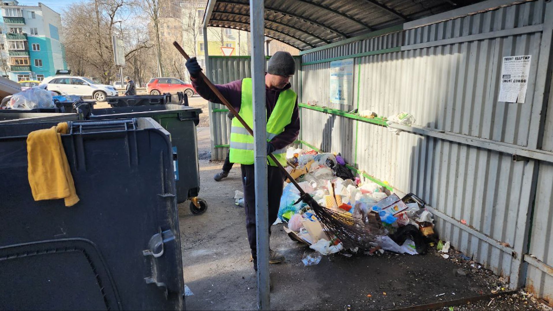 Люберцы, вывоз мусора, контейнерная площадка,