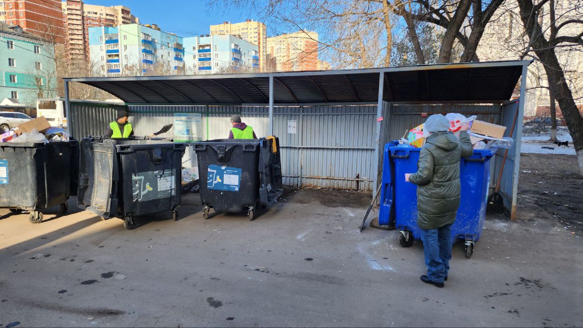 Люберцы, вывоз мусора, контейнерная площадка,