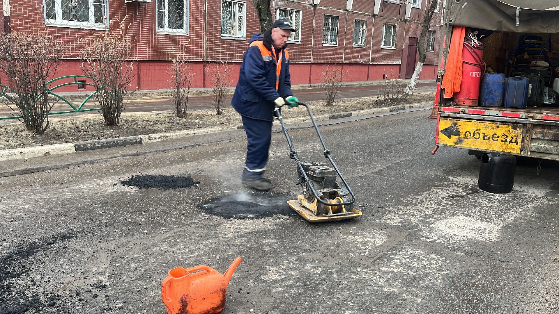 ремонт дорог, ремонт дороги, ямочный ремонт, ямы,