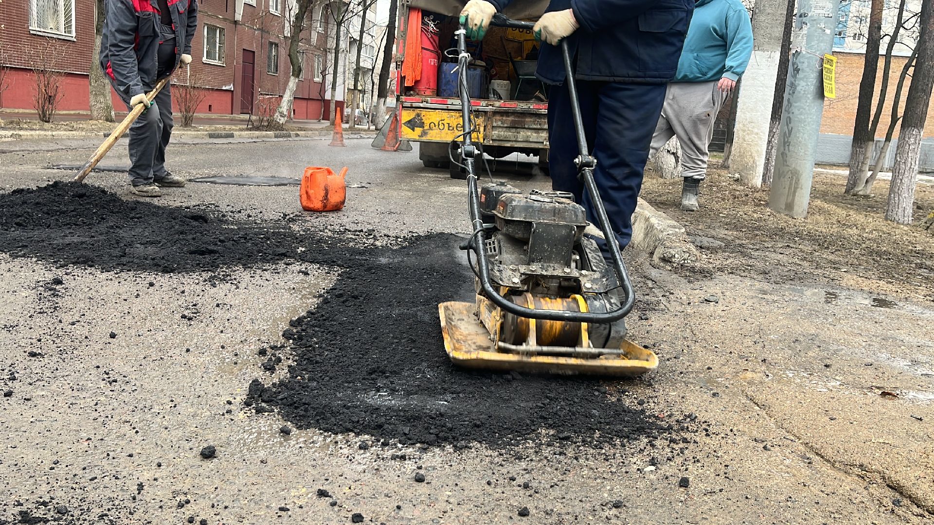 ремонт дорог, ремонт дороги, ямочный ремонт, ямы,