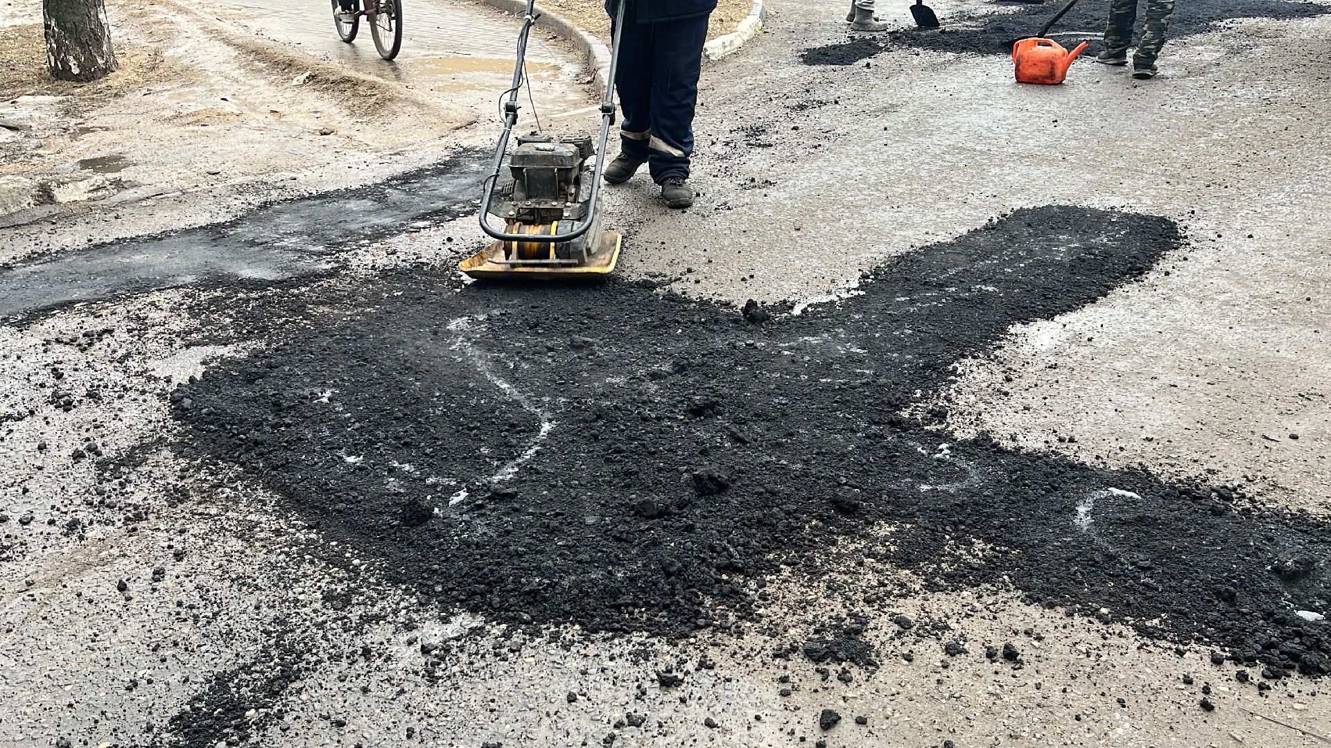 ремонт дорог, ремонт дороги, ямочный ремонт, ямы,