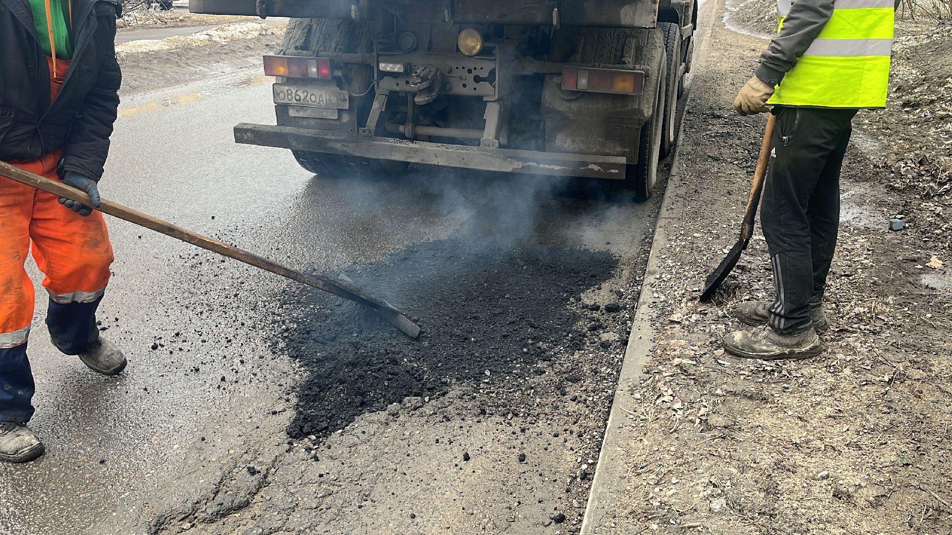 ремонт дорог, ремонт дороги, ямочный ремонт, ямы,