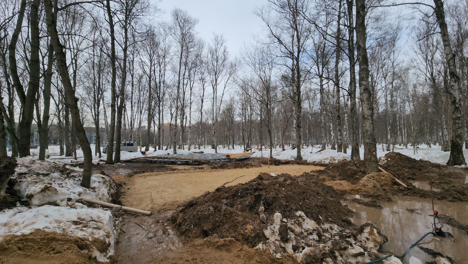 Реконструкция, Парк, лобня,