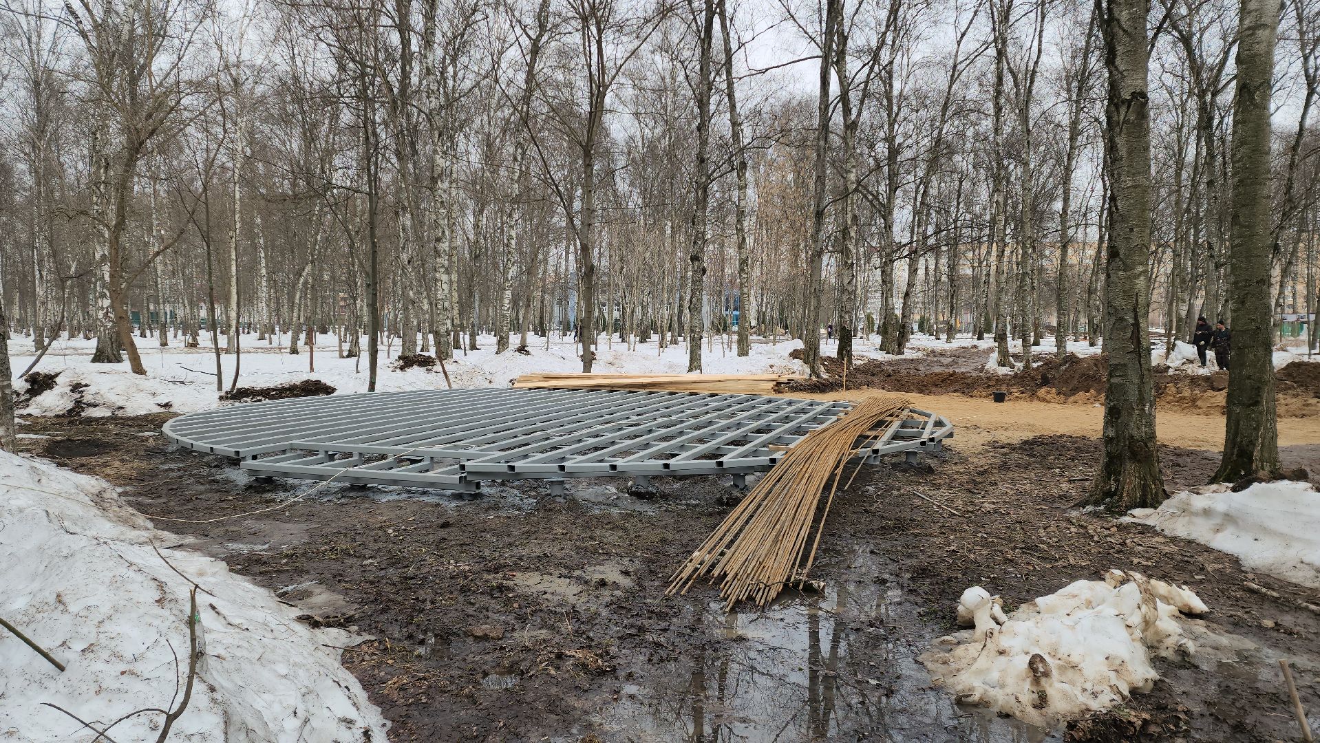 Реконструкция, Парк, лобня,