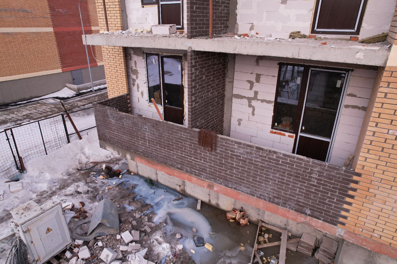 видео с коптера, шатура, дом,