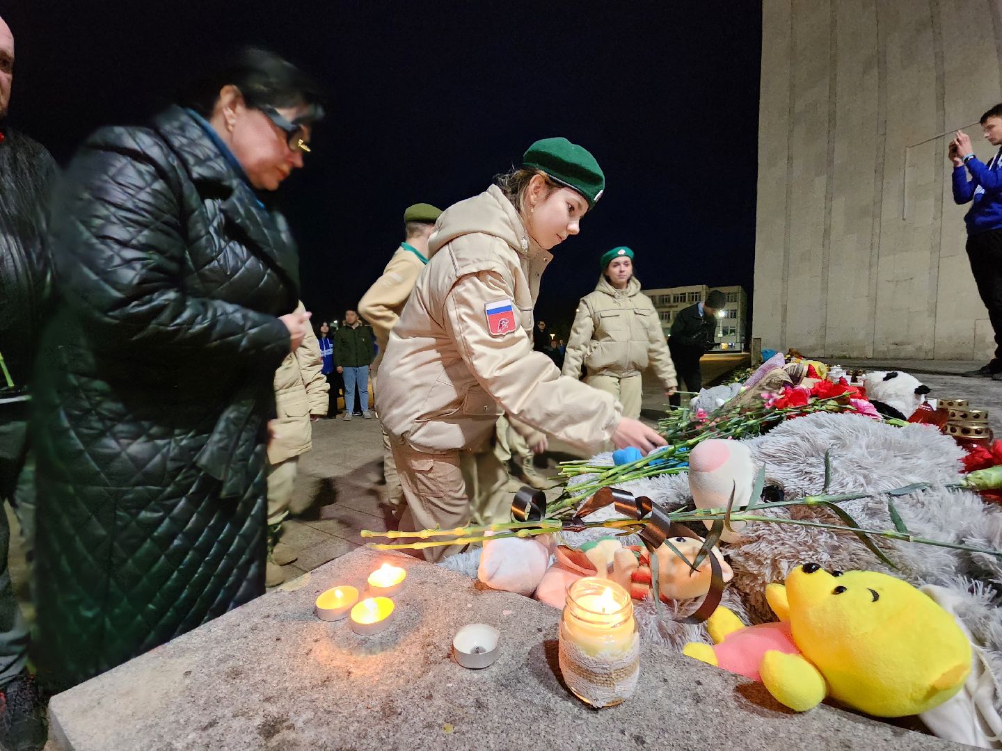 теракт, теракт в крокус сити холле, журавли, акция журавли, память о погибших, память погибших, руза скорбит, Руза,