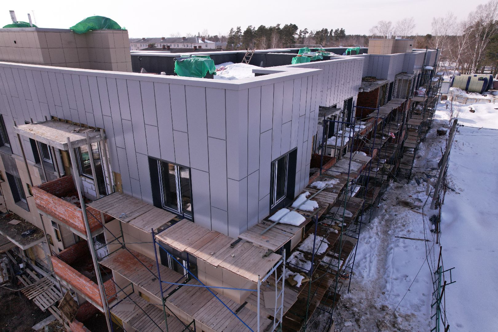 видео с коптера, дом, шатура,