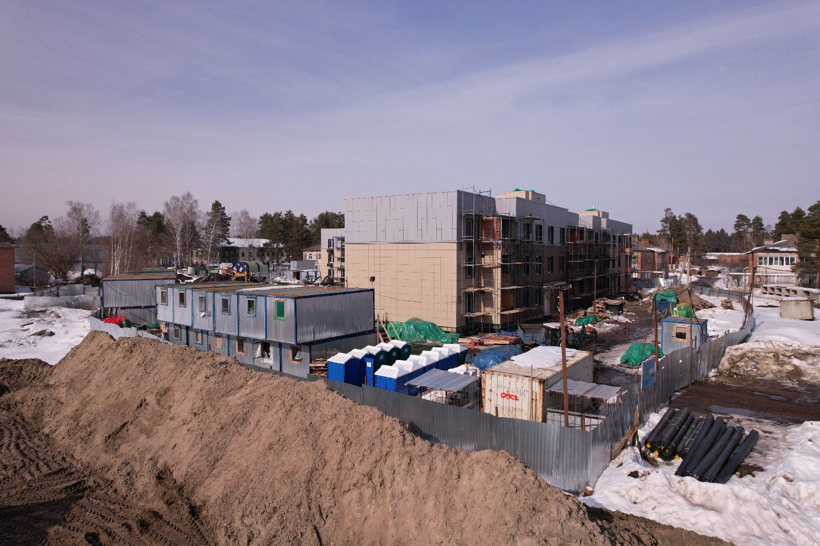 видео с коптера, дом, шатура,