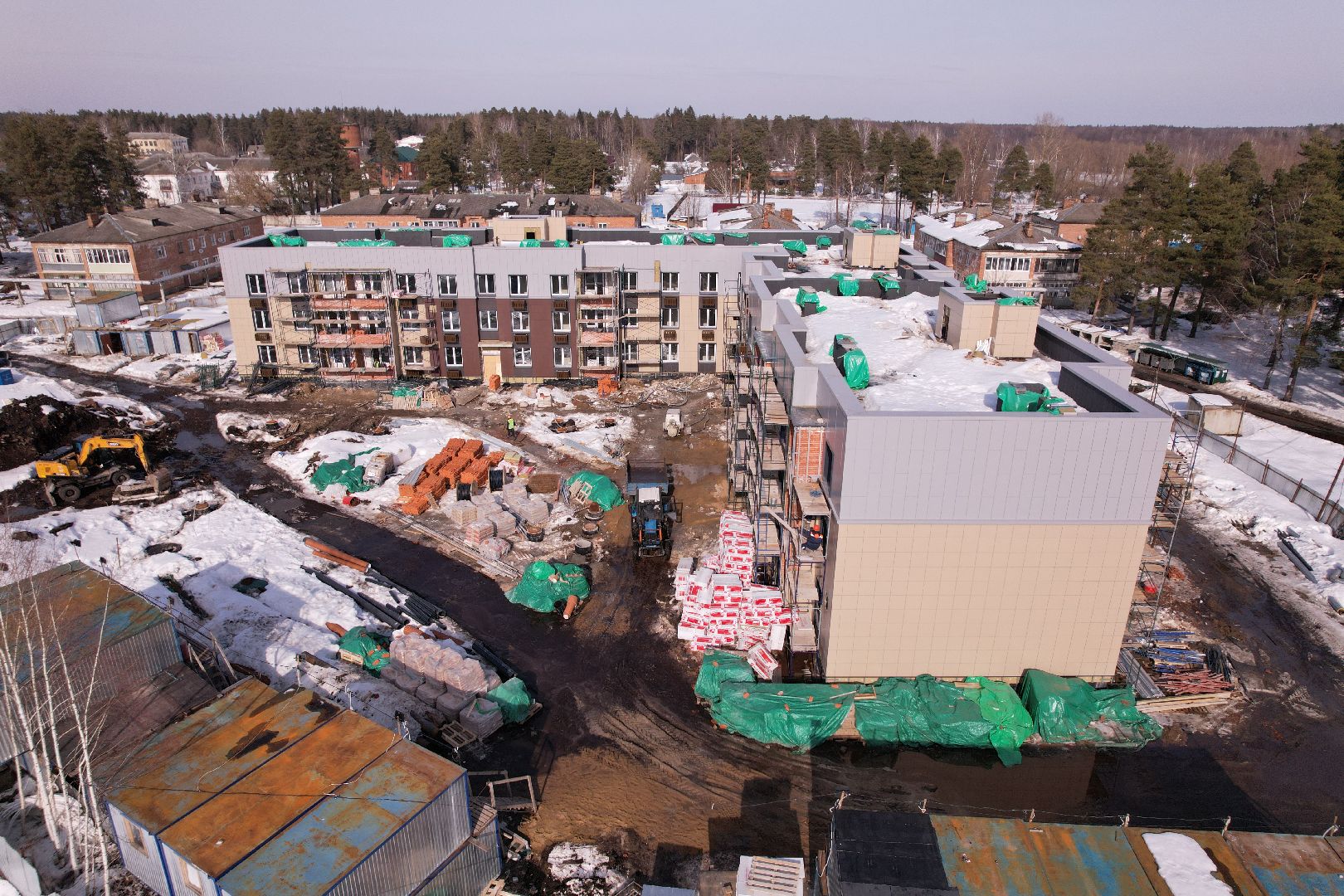 видео с коптера, дом, шатура,